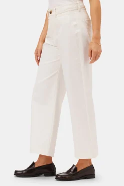 Amour Vert Wide Leg Utility Pant Ivory Hot