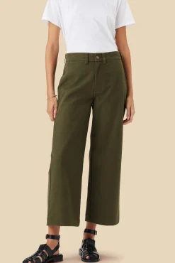 Amour Vert Wide Leg Utility Pant CallaGreen Fashion