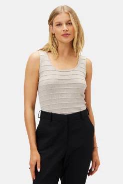 Amour Vert Yvonne Tank Oatmeal Clearance
