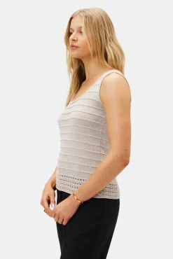 Amour Vert Yvonne Tank Oatmeal Clearance