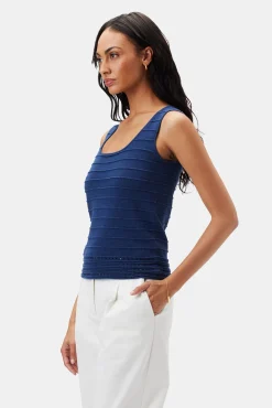 Amour Vert Yvonne Tank NavyBlue Online