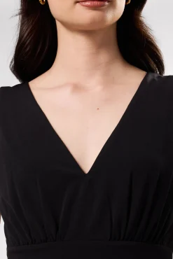 Amour Vert Zoe Deep V Tank Black Sale