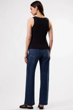 Amour Vert Zoe Deep V Tank Black Sale