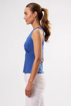 Amour Vert Zoe Deep V Tank AegeanBlue Outlet