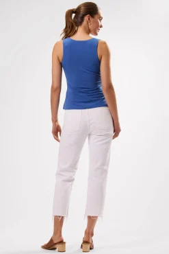 Amour Vert Zoe Deep V Tank AegeanBlue Outlet