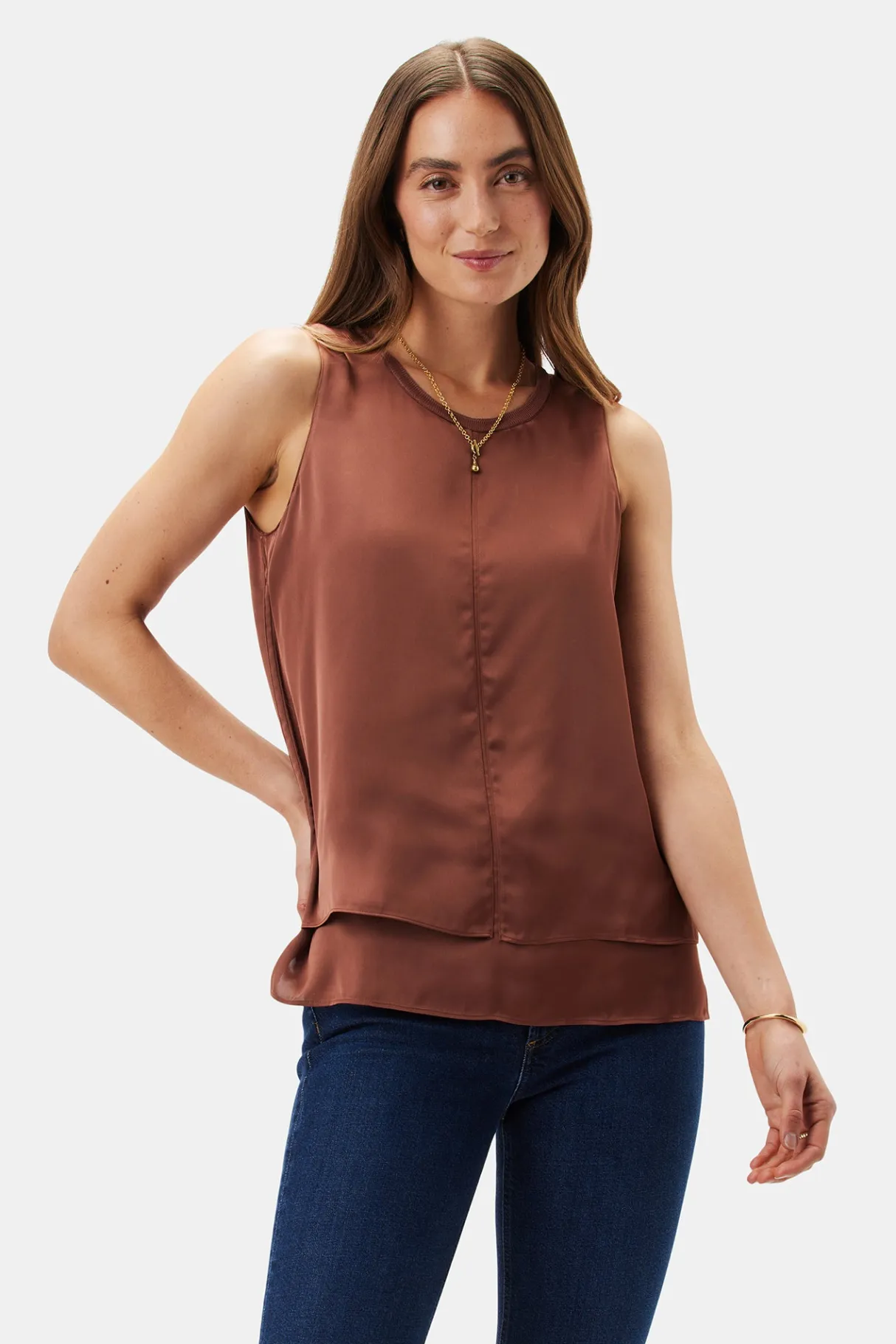 Amour Vert Zola Doubled Tank Cafe Sale